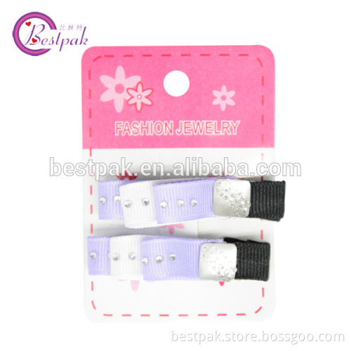 small grosgrain ribbon decorative hair pins for kids